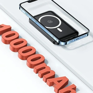 Powerbank USAMS PB64 10000mAh 20W QC3.0+PD Magnetic Wireless Fast Charge czarny/black 10KCD17301