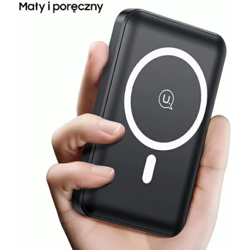 Powerbank USAMS PB64 10000mAh 20W QC3.0+PD Magnetic Wireless Fast Charge czarny/black 10KCD17301