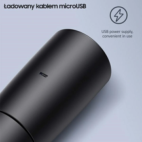 Przenośny jonizator powietrza USAMS czarny/black ZB181JHQ01 jonizator anionów Pm2,5