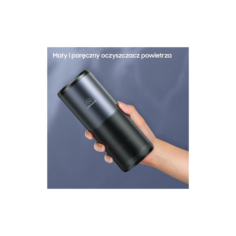 Hurtownia GSM - Přenosný UV-C sterilizátor vzduchu USAMS černobílý/black&gray ZB169JHQ01 - USA631BLKGRY - {ean13} - Hurt