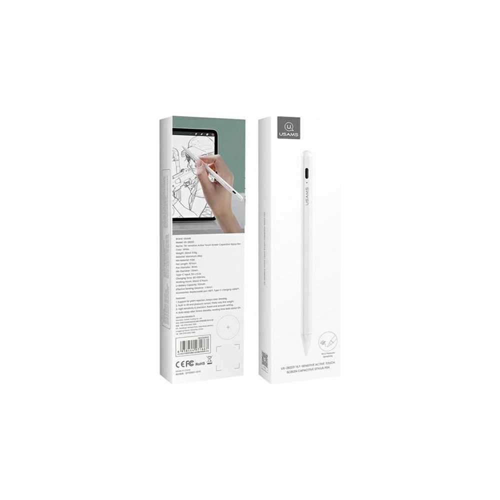 Hurtownia GSM - Rysik USAMS Active Touch Screen Apple iPad biały/white ZB223DRB01 - USA634WHT - {ean13} - Hurt