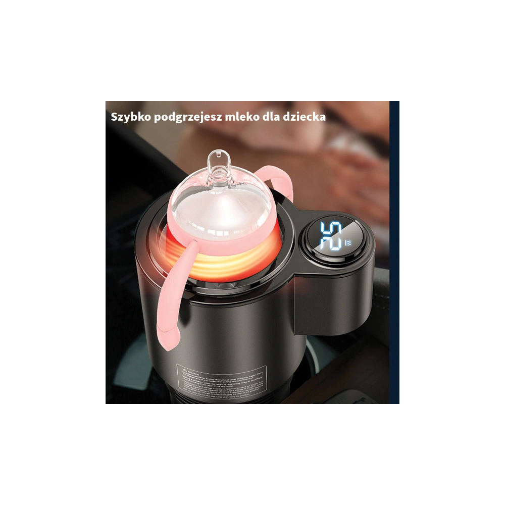 Wholesale USAMS Cooling / Heating Car Cup black ZB160LRB01 (US-ZB160) - USA635BLK - {ean13} - Hurt