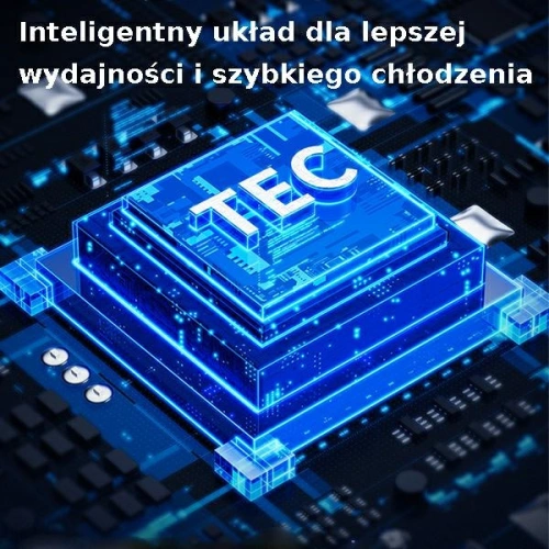 Samochodowy schładzacz do napojów USAMS czarny/black ZB230LRB01