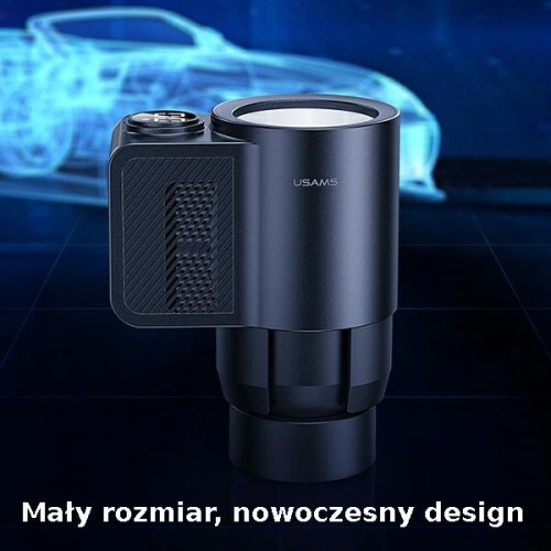 Samochodowy schładzacz do napojów USAMS czarny/black ZB230LRB01