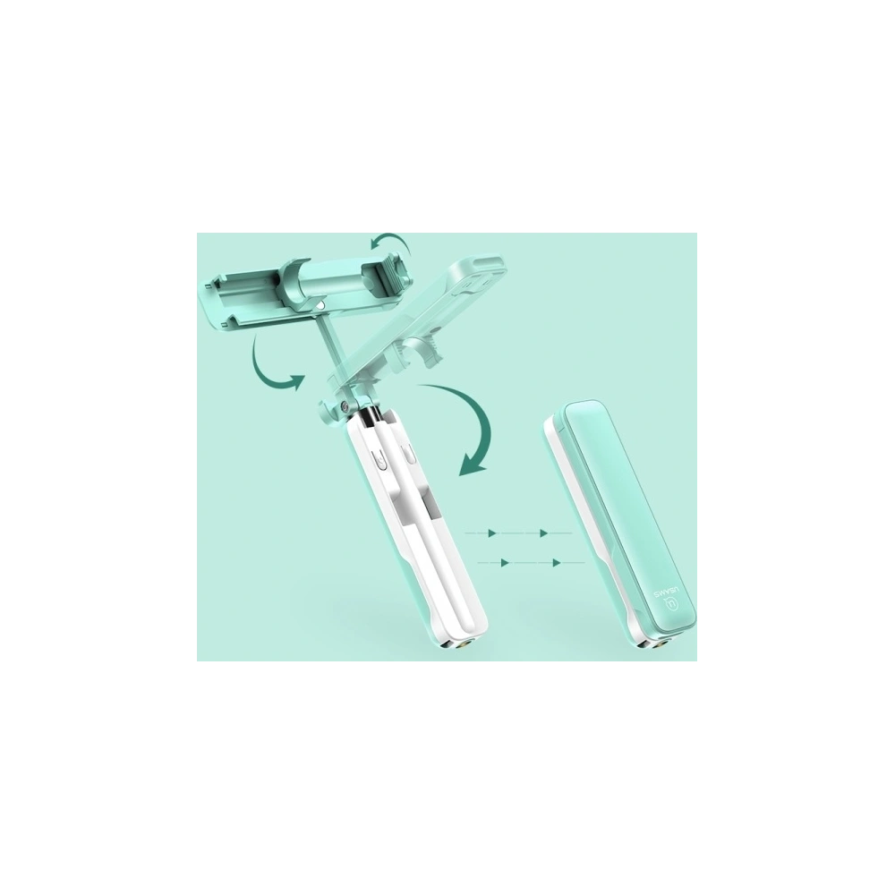 Hurtownia GSM - Kijek do selfie USAMS Selfie Stick M1 Mini 3,5mm zielony/green ZB5203 - USA639GRN - {ean13} - Hurt