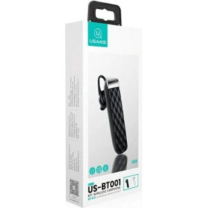 Hurtownia GSM - Słuchawka USAMS Bluetooth 5.0 BT1 czarny/black BHUBT101 - USA654BLK - {ean13} - Hurt