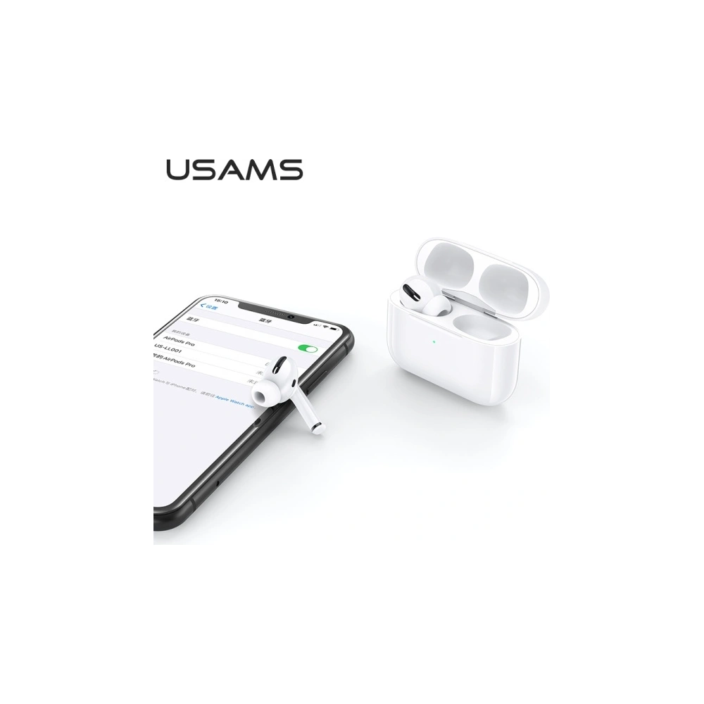 Hurtownia GSM - Słuchawki TWS USAMS YB Series Bluetooth 5.0 ANC biały/white BHUYB01 - USA657WHT - {ean13} - Hurt