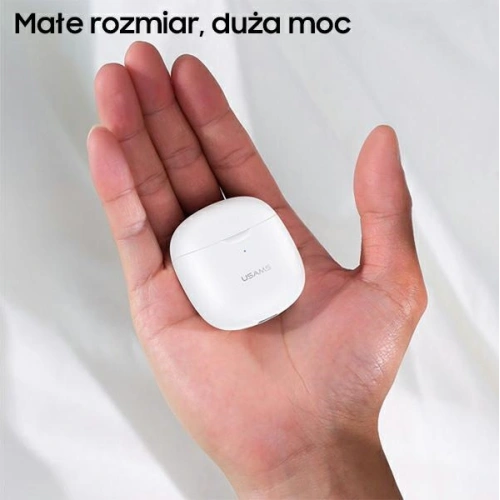 Słuchawki TWS USAMS IA series Bluetooth 5.0 biały/white BHUIA02