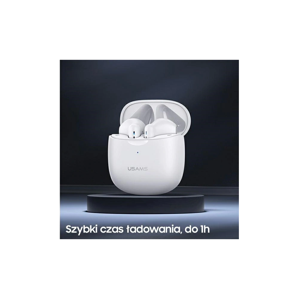 Hurtownia GSM - Sluchátka TWS USAMS IA série Bluetooth 5.0 bílá/white BHUIA02 - USA661WHT - {ean13} - Hurt