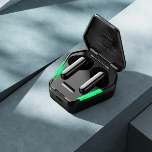 USAMS Earphones Bluetooth 5.0 TWS JY series Gaming earbuds black BHUJY01