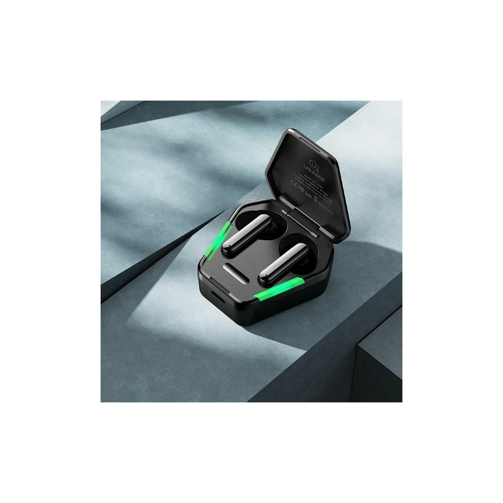 Hurtownia GSM - Sluchátka TWS USAMS JY série Gaming Bluetooth 5.0 černá/black BHUJY01 - USA665BLK - {ean13} - Hurt
