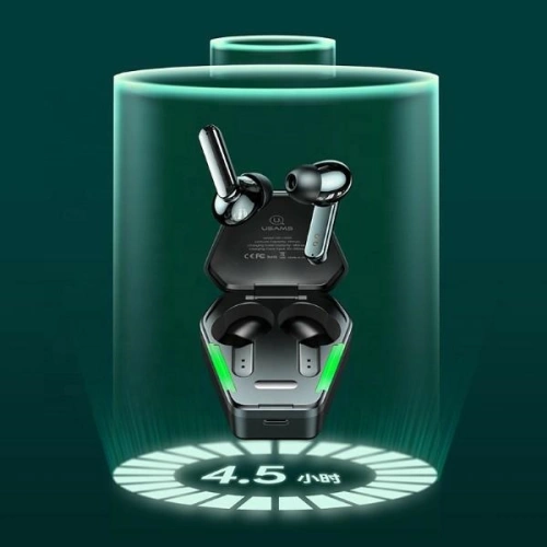 Słuchawki TWS USAMS JY series Gaming Bluetooth 5.0 czarny/black BHUJY01