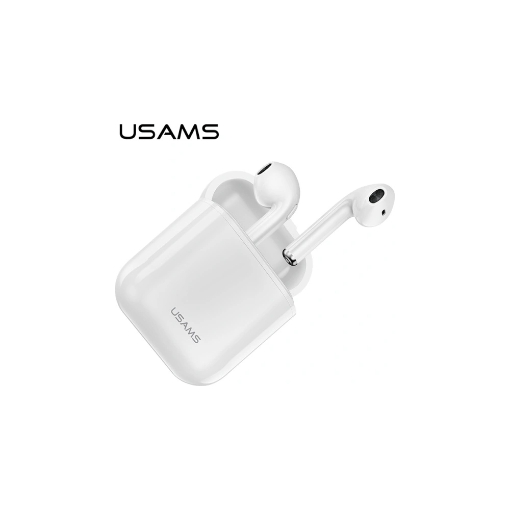 Hurtownia GSM - Sluchátka TWS USAMS LU série Bluetooth 5.0 bílé/white BHULU01 - USA666WHT - {ean13} - Hurt