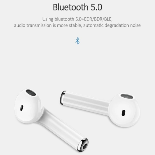 Słuchawki TWS USAMS LU series Bluetooth 5.0 biały/white BHULU01