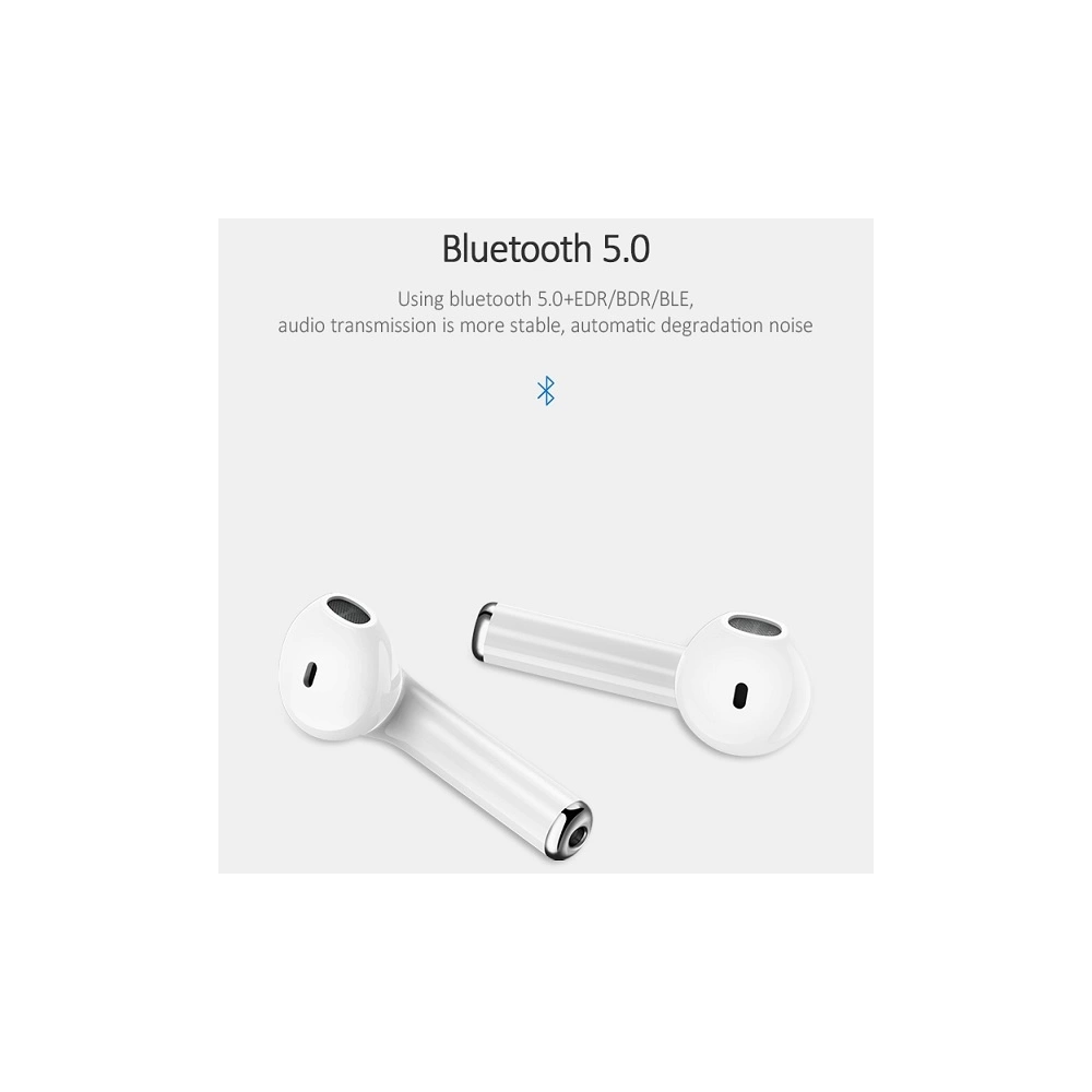 Hurtownia GSM - Sluchátka TWS USAMS LU série Bluetooth 5.0 bílé/white BHULU01 - USA666WHT - {ean13} - Hurt