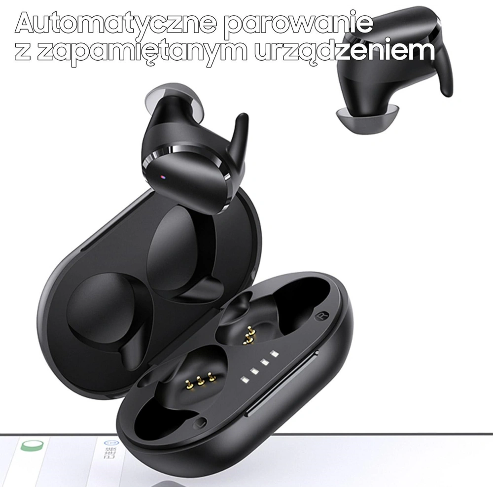 Wholesale USAMS Earphones Bluetooth 5.0 TWS LX Series Dual mic black BHULX01 - USA667BLK - {ean13} - Hurt