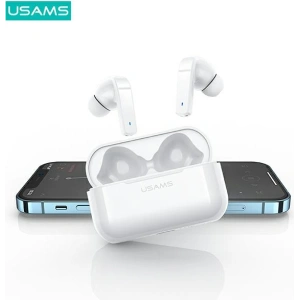 Wholesale USAMS Earphones Bluetooth 5.0 TWS LY series ANC white BHULY06 - USA668WHT - {ean13} - Hurt