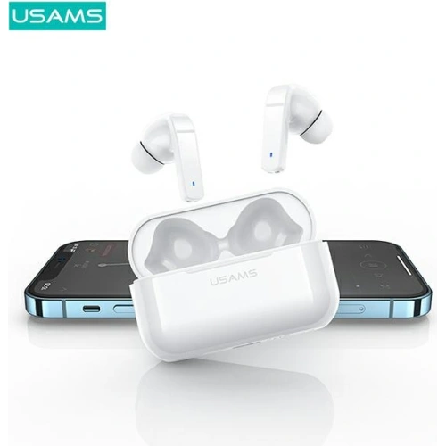Słuchawki TWS USAMS LY series Bluetooth 5.0 ANC biały/white BHULY06