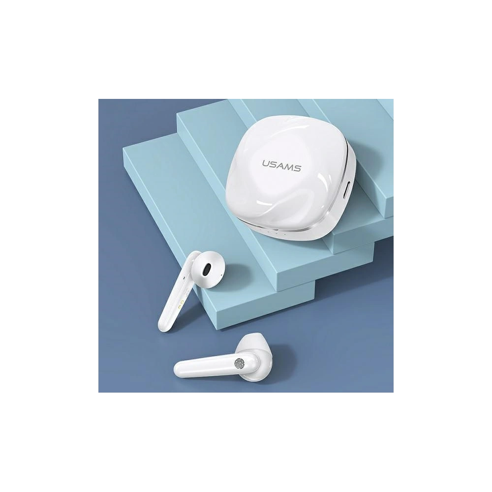 Hurtownia GSM - Słuchawki TWS USAMS SD series Bluetooth 5.0 biały/white BHUSD01 - USA671WHT - {ean13} - Hurt