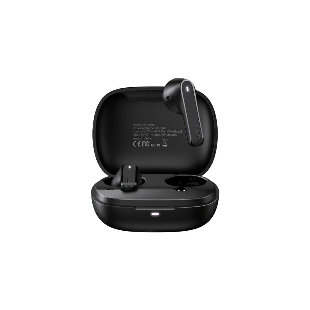 Hurtownia GSM - Słuchawki TWS USAMS SM series Bluetooth 5.0 czarny/black BHUSM02 - USA674BLK - {ean13} - Hurt