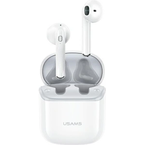 Słuchawki TWS USAMS SY02 series Bluetooth 5.0 SY biały/white BHUSY01