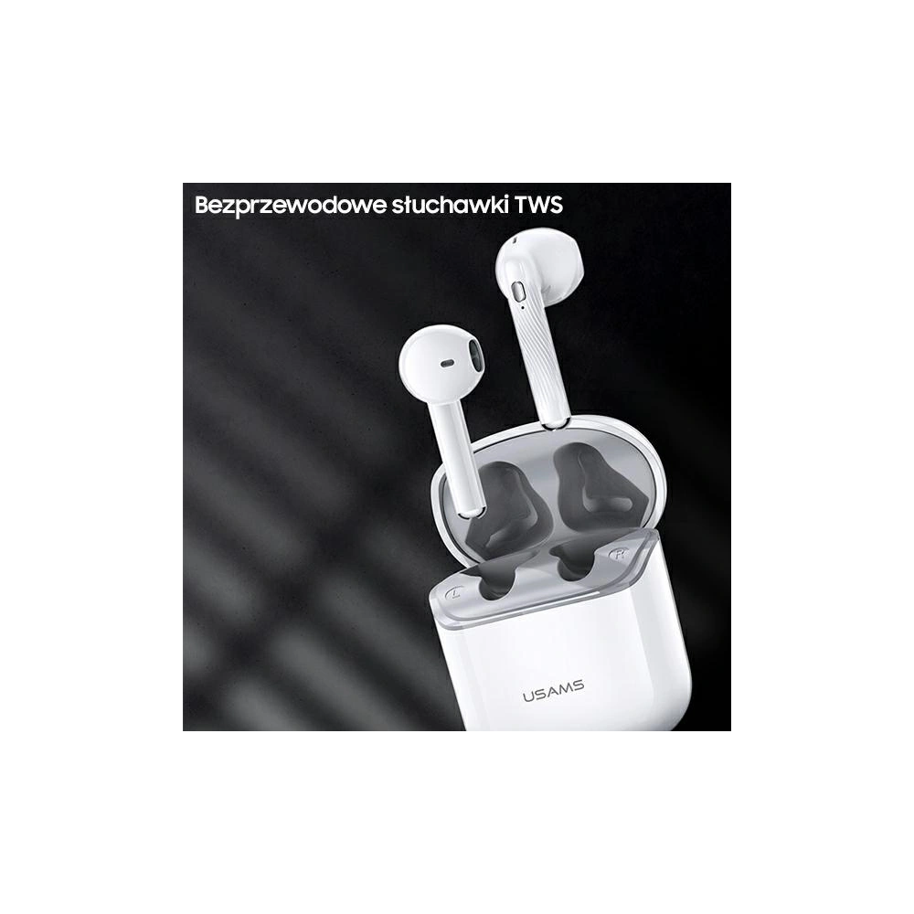 Hurtownia GSM - Sluchátka TWS USAMS SY02 série Bluetooth 5.0 SY bílá/bílá BHUSY01 - USA675WHT - {ean13} - Hurt