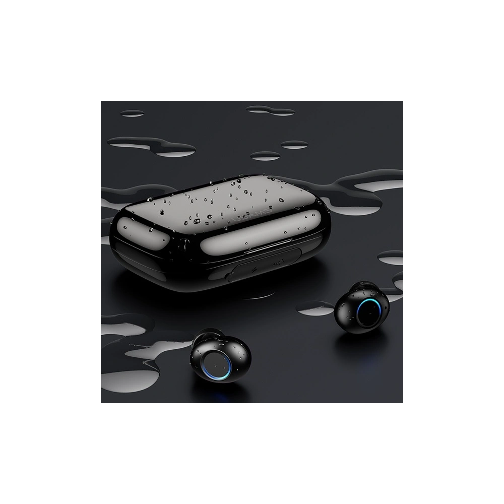 Hurtownia GSM - Sluchátka TWS USAMS YJ série Bluetooth 5.0 černá/black BHUYJ01 - USA679BLK - {ean13} - Hurt
