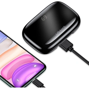 Hurtownia GSM - Słuchawki TWS USAMS YJ series Bluetooth 5.0 czarny/black BHUYJ01 - USA679BLK - {ean13} - Hurt