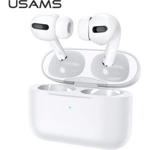Wholesale USAMS Earphones Bluetooth 5.0 TWS YS series white BHUYS01 - USA680WHT - {ean13} - Hurt