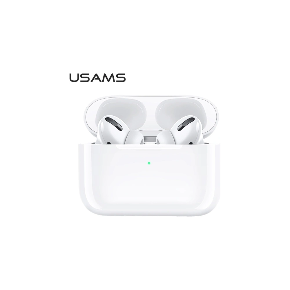 Wholesale USAMS Earphones Bluetooth 5.0 TWS YS series white BHUYS01 - USA680WHT - {ean13} - Hurt