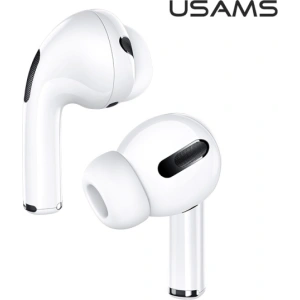 Wholesale USAMS Earphones Bluetooth 5.0 TWS YS series white BHUYS01 - USA680WHT - {ean13} - Hurt