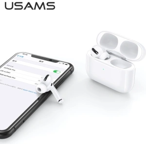 Wholesale USAMS Earphones Bluetooth 5.0 TWS YS series white BHUYS01 - USA680WHT - {ean13} - Hurt