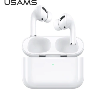 Wholesale USAMS Earphones Bluetooth 5.0 TWS YS series white BHUYS01 - USA680WHT - {ean13} - Hurt