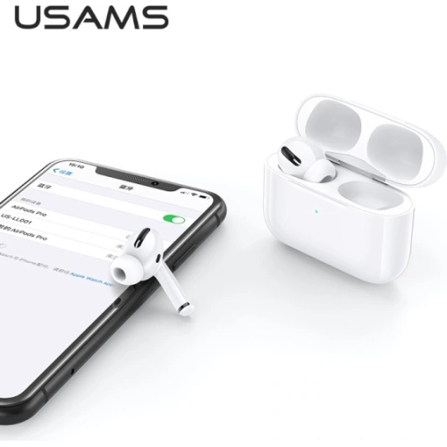 Słuchawki TWS USAMS Emall Series Bluetooth 5.0 biały/white BHUYM01