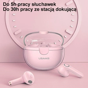 Hurtownia GSM - Sluchátka TWS USAMS BU série Bluetooth 5.1 bílé/white BHUBU01 - USA684WHT - {ean13} - Hurt