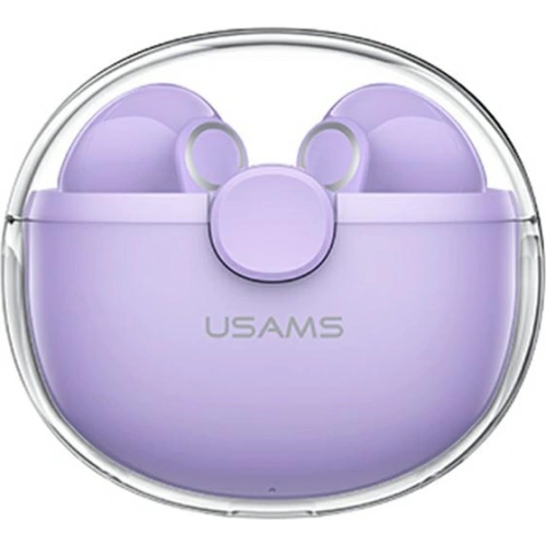 Słuchawki TWS USAMS BU series Bluetooth 5.1 fioletowy/purple BHUBU02