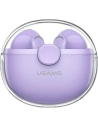 Sluchátka TWS USAMS BU série Bluetooth 5.1 fialové/purple BHUBU02