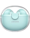 Sluchátka TWS USAMS BU series Bluetooth 5.1 zelená/green BHUBU03