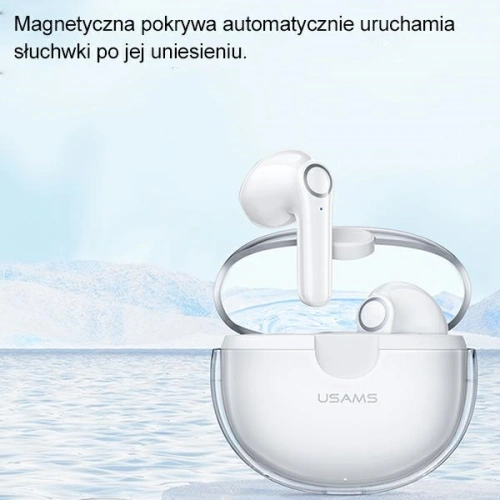 Słuchawki TWS USAMS BU series Bluetooth 5.1 zielony/green BHUBU03