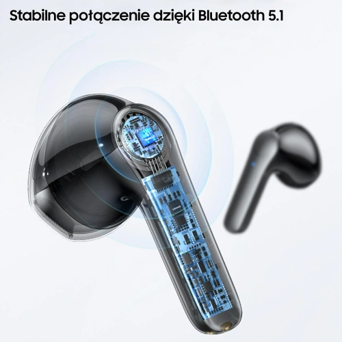Słuchawki TWS USAMS XH Series Dual mic Bluetooth 5.1 niebieski/blue BHUXH03