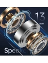 Wholesale USAMS Earphones Bluetooth 5.1 TWS XH Series Dual mic blue BHUXH03 - USA690BLU - {ean13} - Hurt