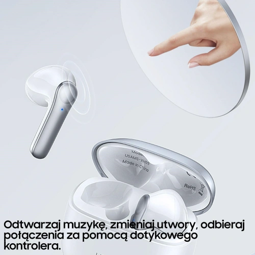 Słuchawki TWS USAMS XH Series Dual mic Bluetooth 5.1 niebieski/blue BHUXH03