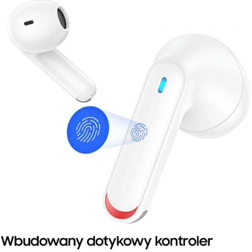 Słuchawki TWS USAMS NX10 Series Dual mic Bluetooth 5.2 biały/white BHUNX02