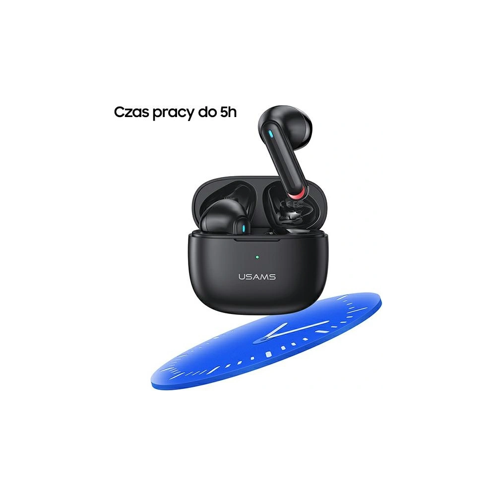 Hurtownia GSM - Sluchátka TWS USAMS NX10 Series Dual mic Bluetooth 5.2 růžová/pink BHUNX03 - USA694PNK - {ean13} - Hurt