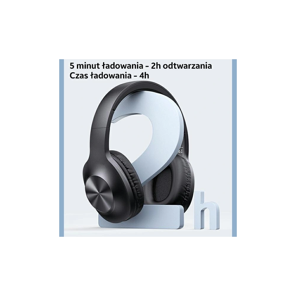 Hurtownia GSM - Sluchátka přes hlavu USAMS YX05 E-Join Series Bluetooth černá/black TDLYEJ02 tvrdé pouzdro, 1200mAh - USA697BLK - {ean13} - Hurt