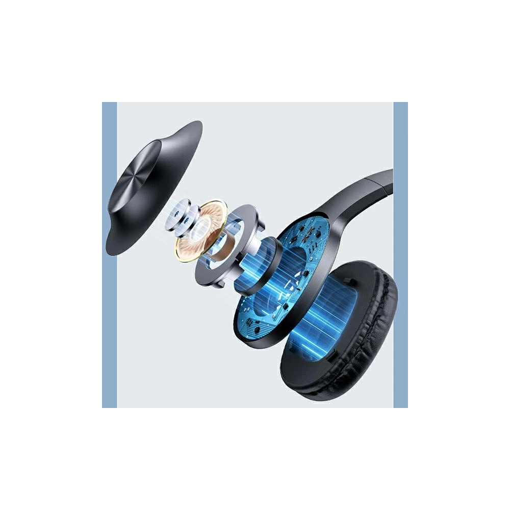 Hurtownia GSM - Sluchátka přes hlavu USAMS YX05 E-Join Series Bluetooth černá/black TDLYEJ02 tvrdé pouzdro, 1200mAh - USA697BLK - {ean13} - Hurt