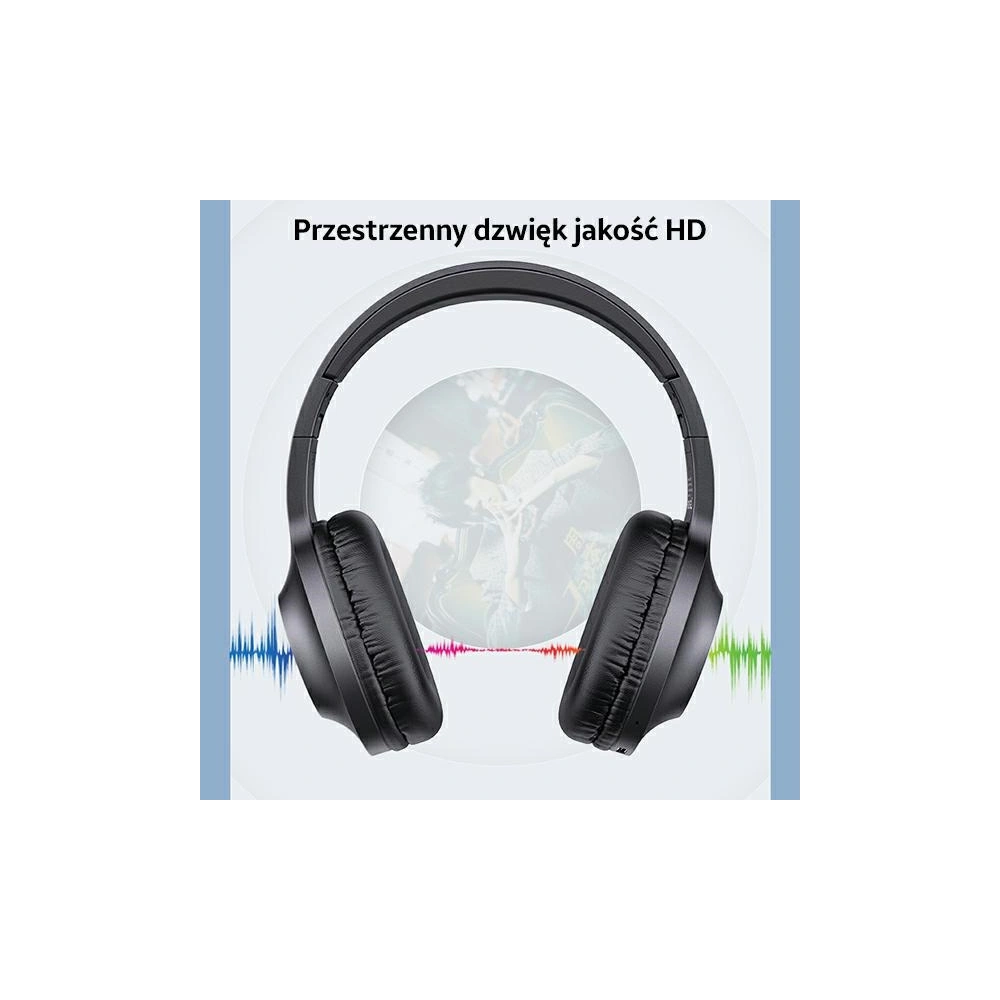 Wholesale USAMS Headphones Bluetooth YX05 E-Join Series black TDLYEJ02 1200mAh - USA697BLK - {ean13} - Hurt