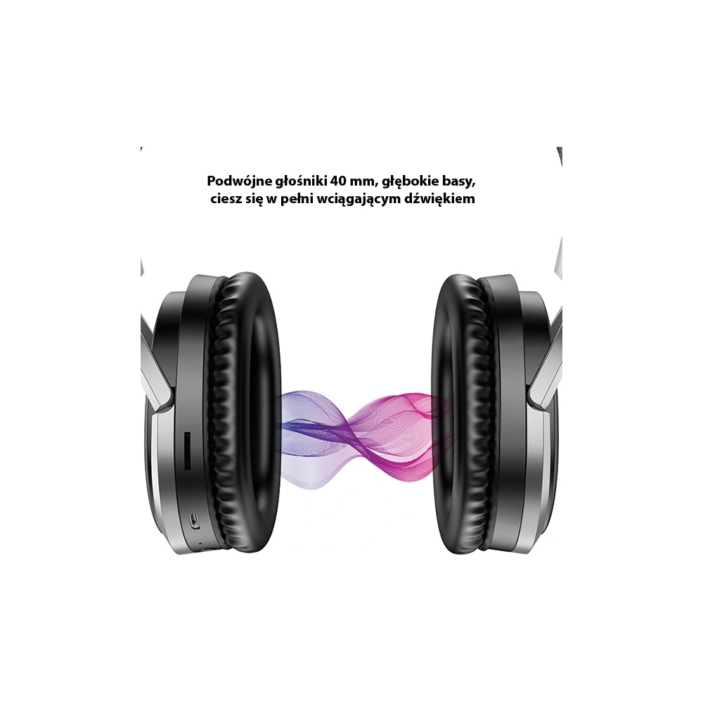 Hurtownia GSM - Sluchátka přes hlavu USAMS US-YN001 YN Series Bluetooth černá/black TDLYEJ01 - USA698BLK - {ean13} - Hurt