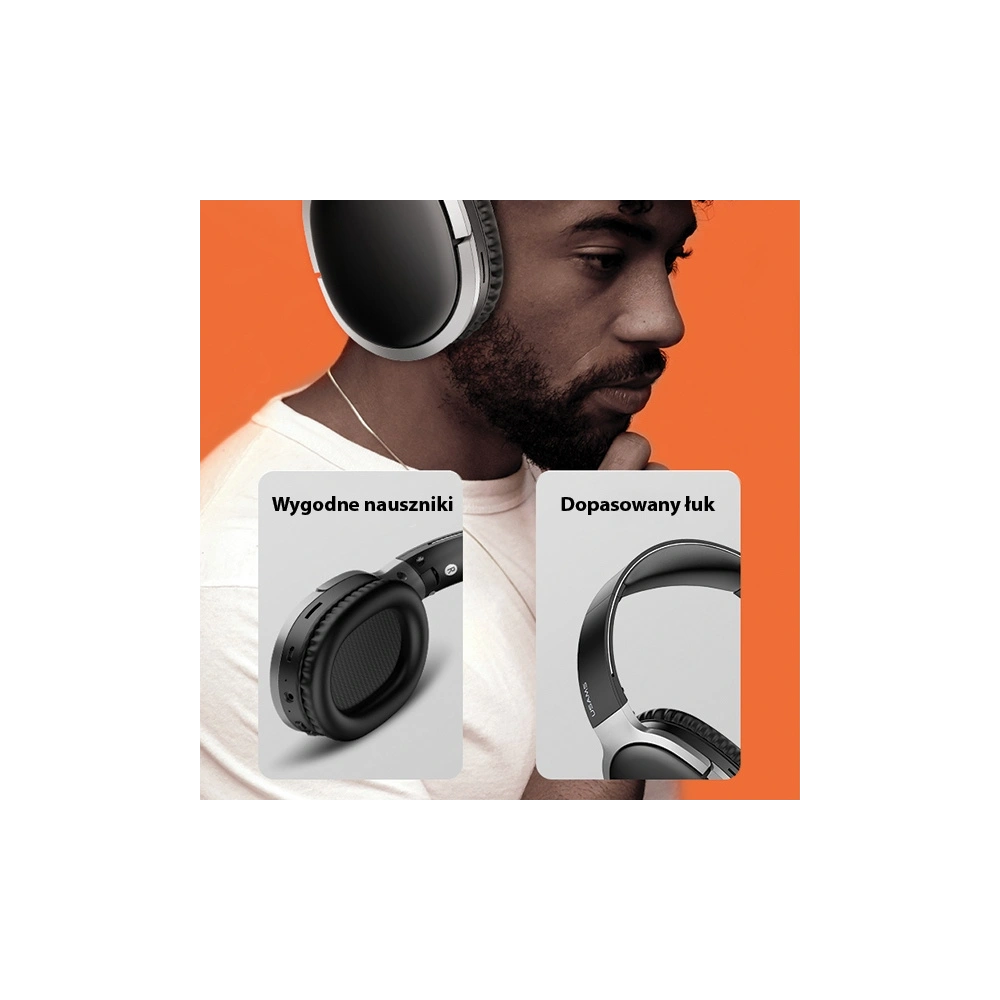 Hurtownia GSM - Sluchátka přes hlavu USAMS US-YN001 YN Series Bluetooth černá/black TDLYEJ01 - USA698BLK - {ean13} - Hurt