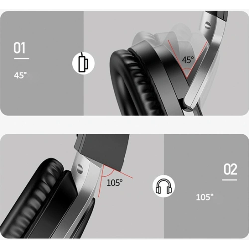 Słuchawki nauszne USAMS US-YN001 YN Series Bluetooth czarny/black TDLYEJ01